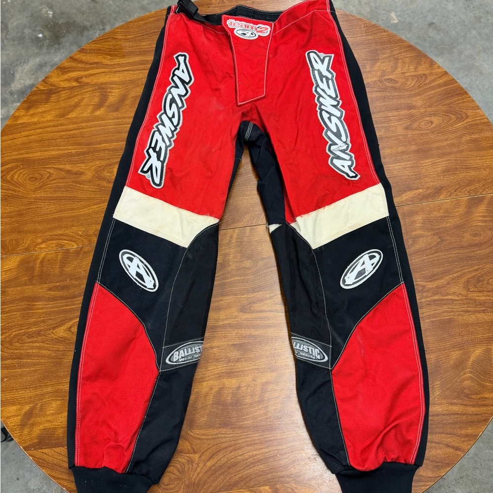 Answer Racing Red and Black Men's Pants
